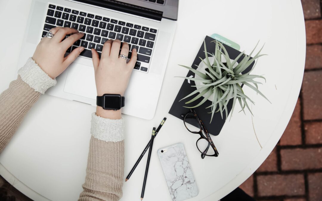 Virtual Personal Assistant at work in remote office.